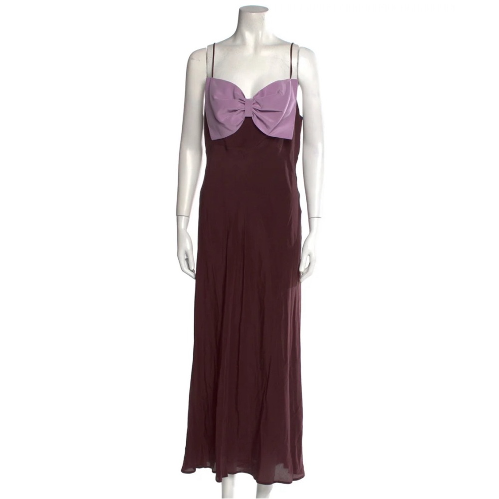 Rico Dress - worn once! Light purple bow, dark purple dress. US 8.